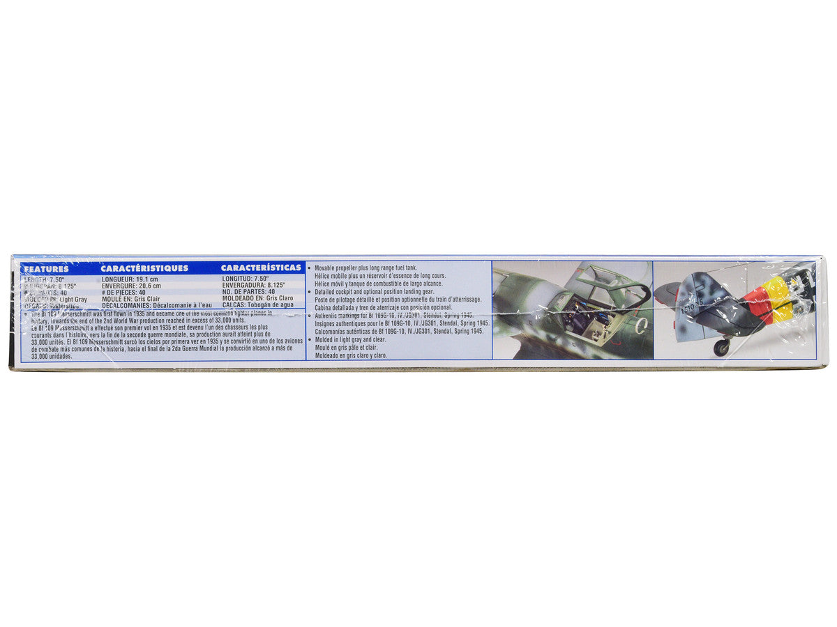 Level 4 Model Kit Messerschmitt Bf 109G-10 Fighter Aircraft "Germany's Famous World War II Fighter" 1/48 Scale Model by Revell Revell