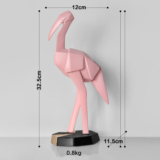 Nordic Creative Flamingo Decoration Resin Crafts CJD