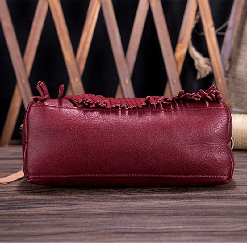 New vegetable tanned leather handbags LadyShow.Store