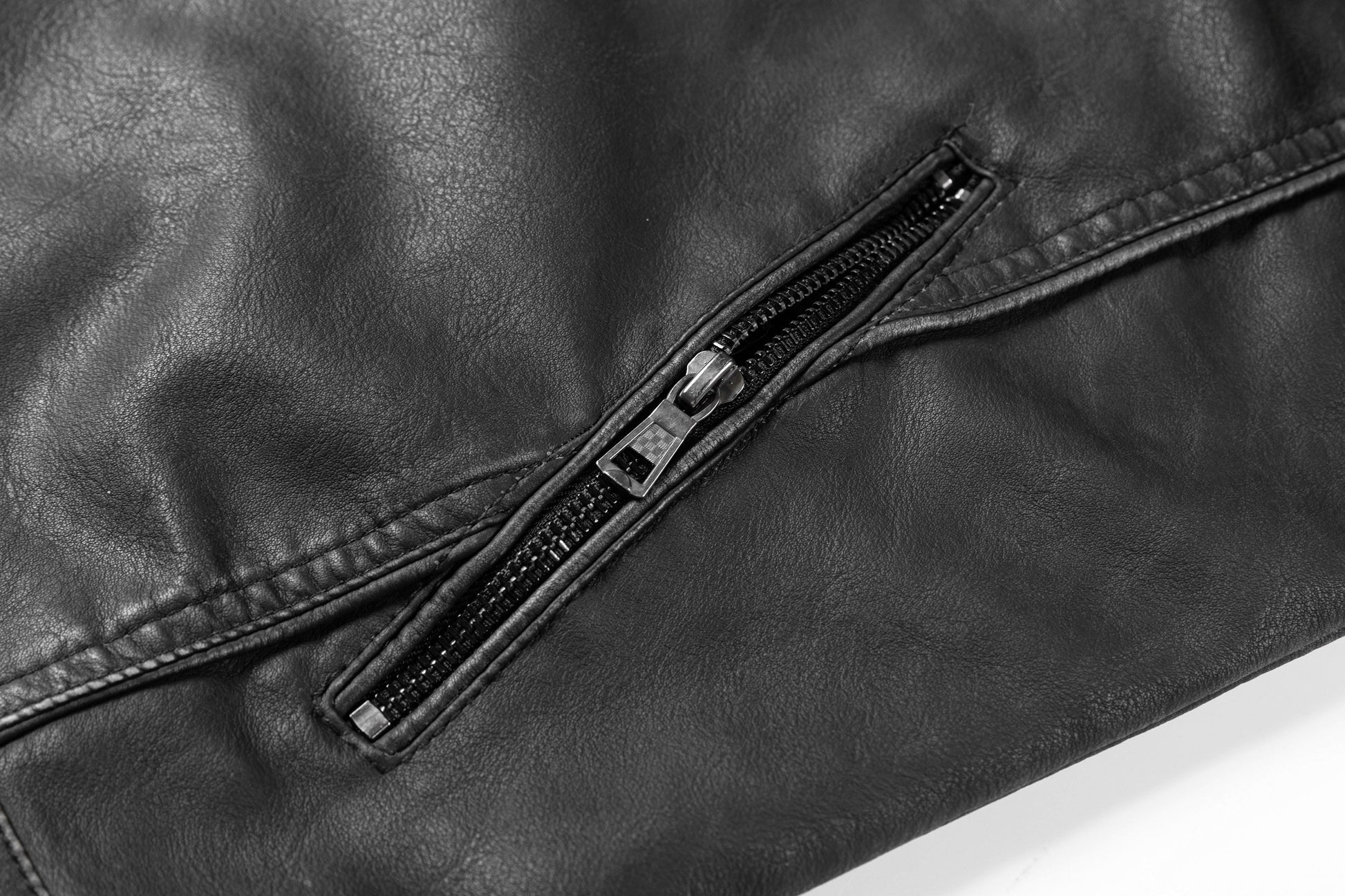 Men's Black Pu Leather Biker Jacket VINTAGE REAL MOTORCYCLE JACKETS FOR MEN Accent Plus