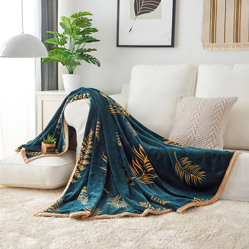 Soft Flannel Blanket Adult Sofa Bedding