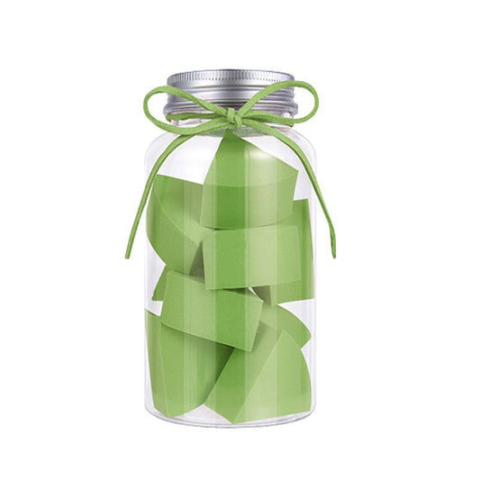 Super Soft Fan-Shaped Non-Latex Puff Set Wet and Dry Makeup Powder LadyShow.Store