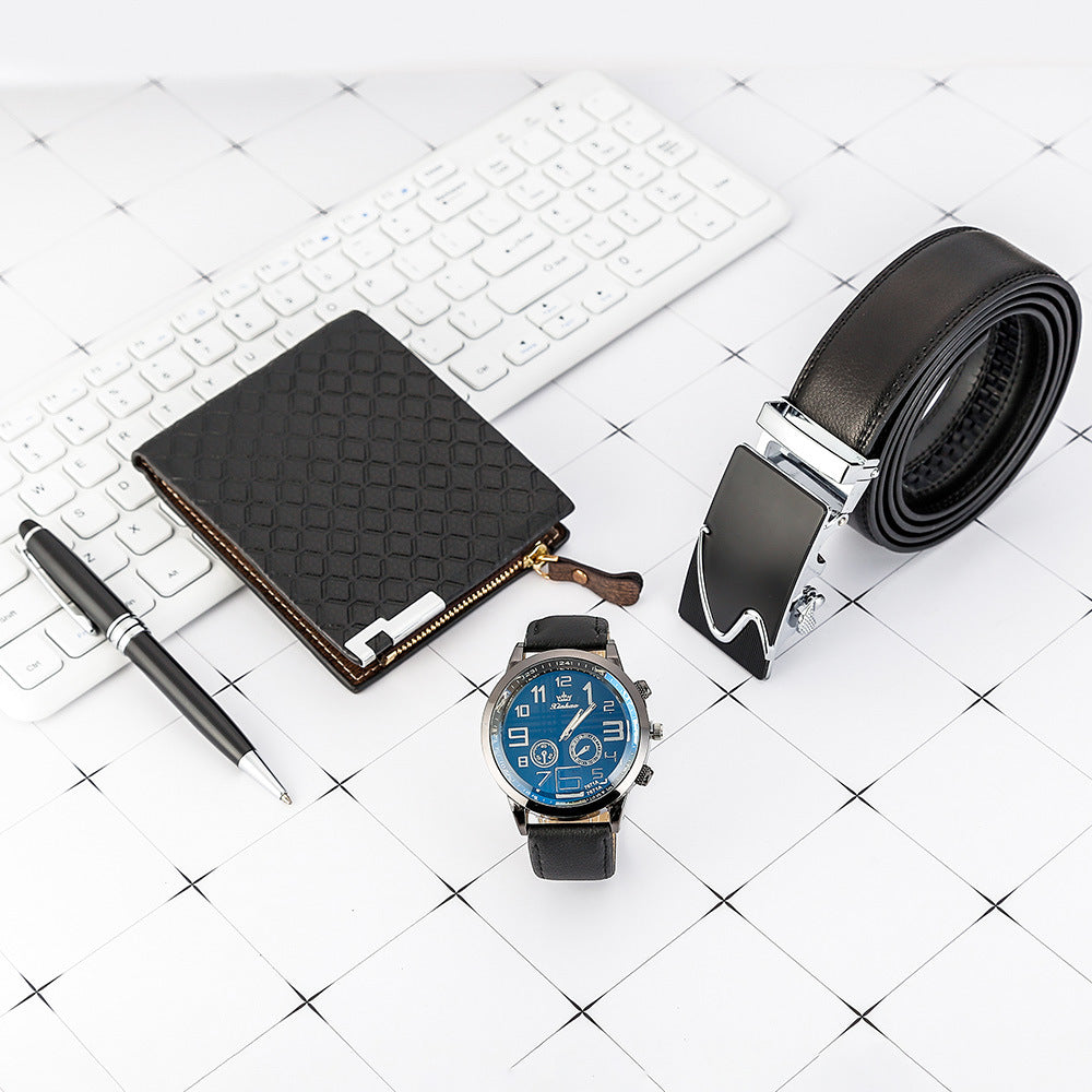 Boutique Gift Set Belt Wallet Quartz Watch Pen Best YouTube Store