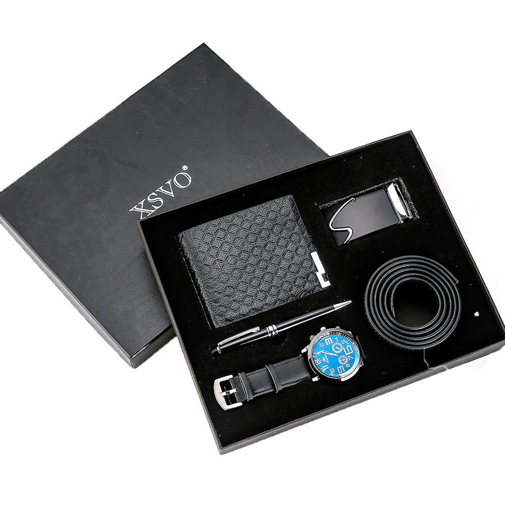 Boutique Gift Set Belt Wallet Quartz Watch Pen Best YouTube Store
