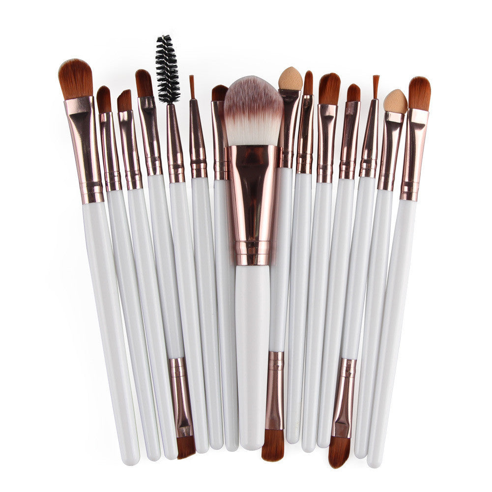 Set Of 15 Makeup Brushes LadyShow.Store