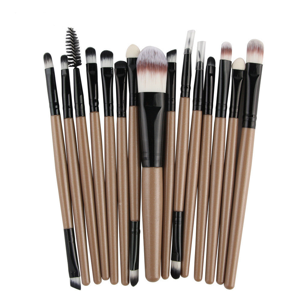 Set Of 15 Makeup Brushes LadyShow.Store