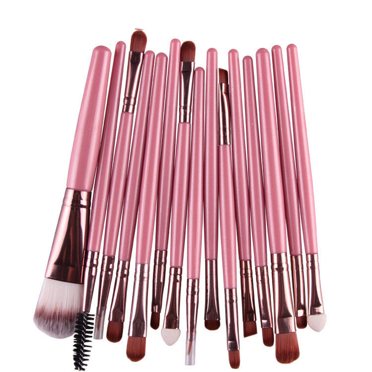 Set Of 15 Makeup Brushes LadyShow.Store