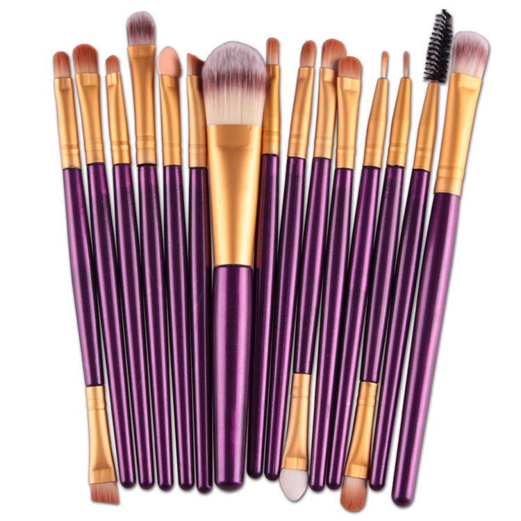 Set Of 15 Makeup Brushes LadyShow.Store