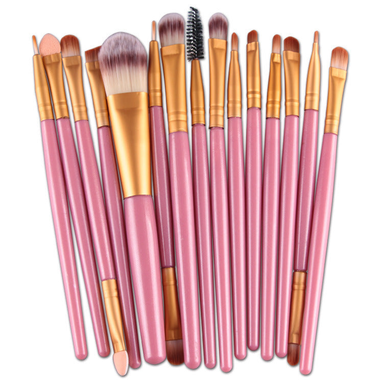 Set Of 15 Makeup Brushes LadyShow.Store