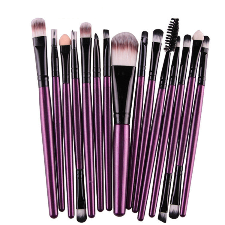 Set Of 15 Makeup Brushes LadyShow.Store