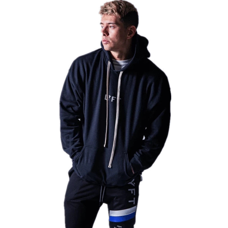 Men's Pullover Sports Loose Hooded Sweatshirt Best YouTube Store