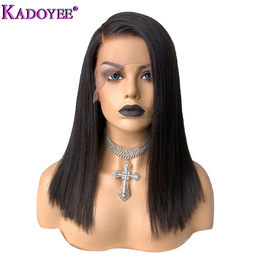 Europe, America, African Wigs,Female Human Hair Wigs, Front Lace Real Wigs CJD
