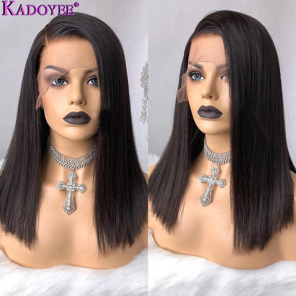 Europe, America, African Wigs,Female Human Hair Wigs, Front Lace Real Wigs CJD