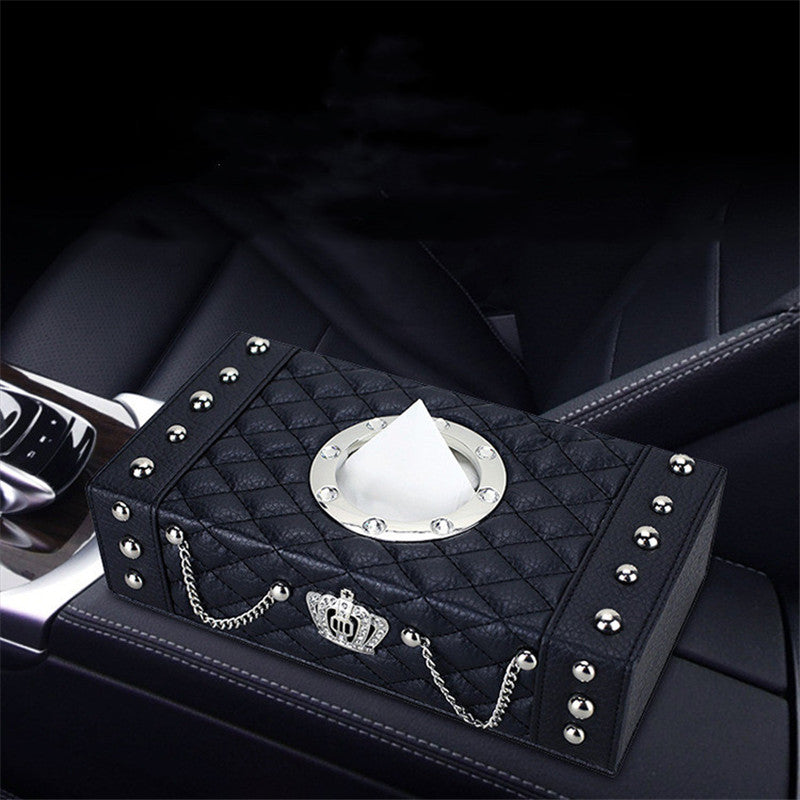 DAD Tissue Box Cover Tissue Box Inlaid With Rhinestone Crown Best YouTube Store