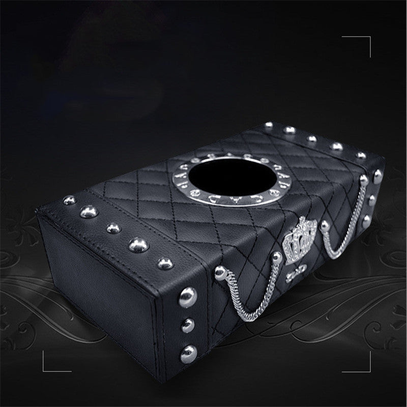 DAD Tissue Box Cover Tissue Box Inlaid With Rhinestone Crown Best YouTube Store