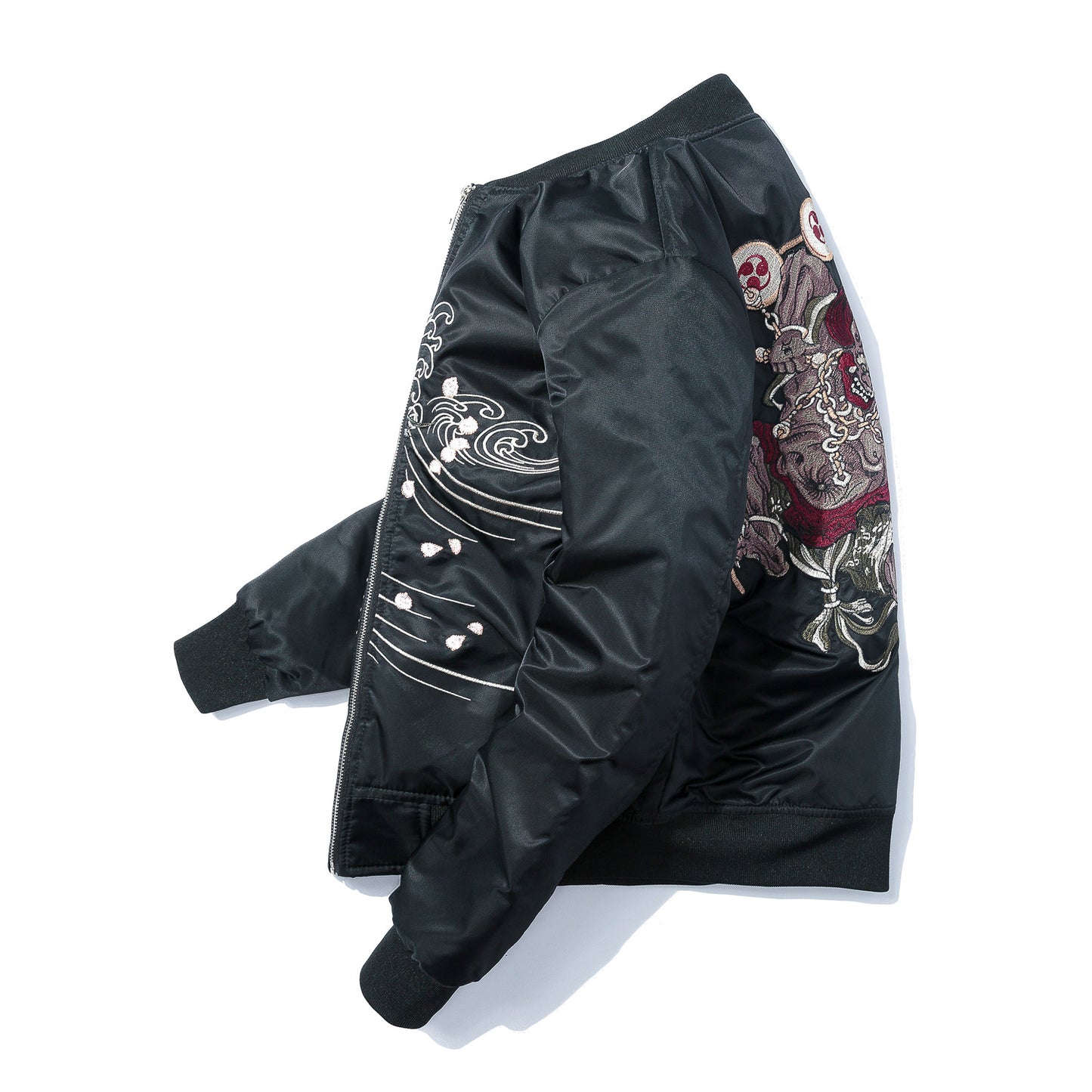 Chinese Style Embroidered Coat Men's Flight Jacket