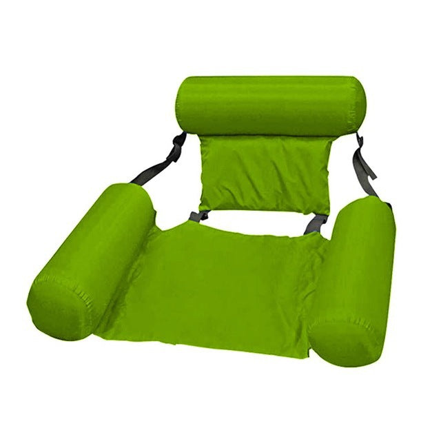 Foldable Water Inflatable Floating Bed Backrest Floating Drainage Floating Chair Recliner Hammock