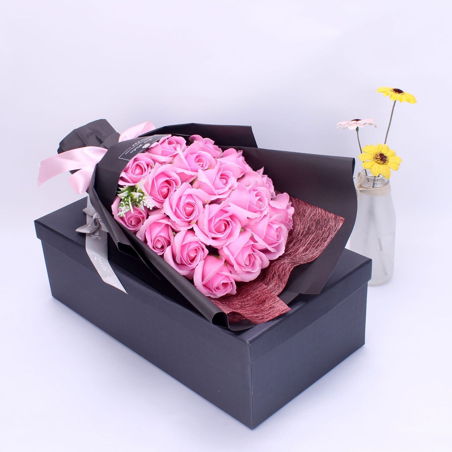 Birthday Gift Bundle Gift Box Creative Mother's Day Cross-border Gift Soap 18 Bouquet Soap Rose Flower Valentine's Day CJD