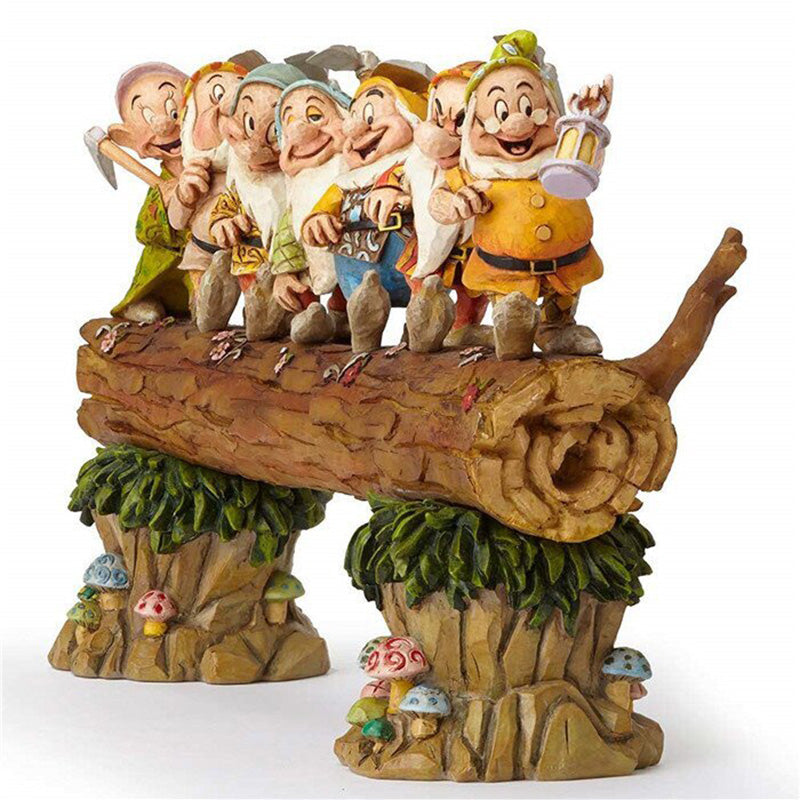 Resin Seven Dwarfs Resin Gnome Garden Decoration Garden