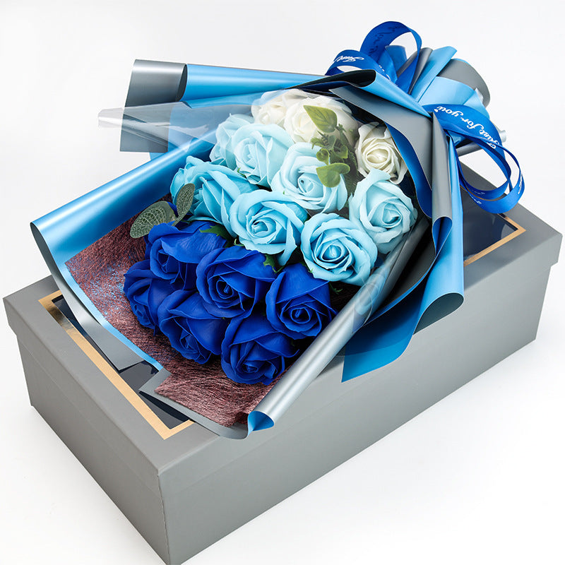 Mother's Day Gift 18 Rose Soap Bouquet Gift Box CJD