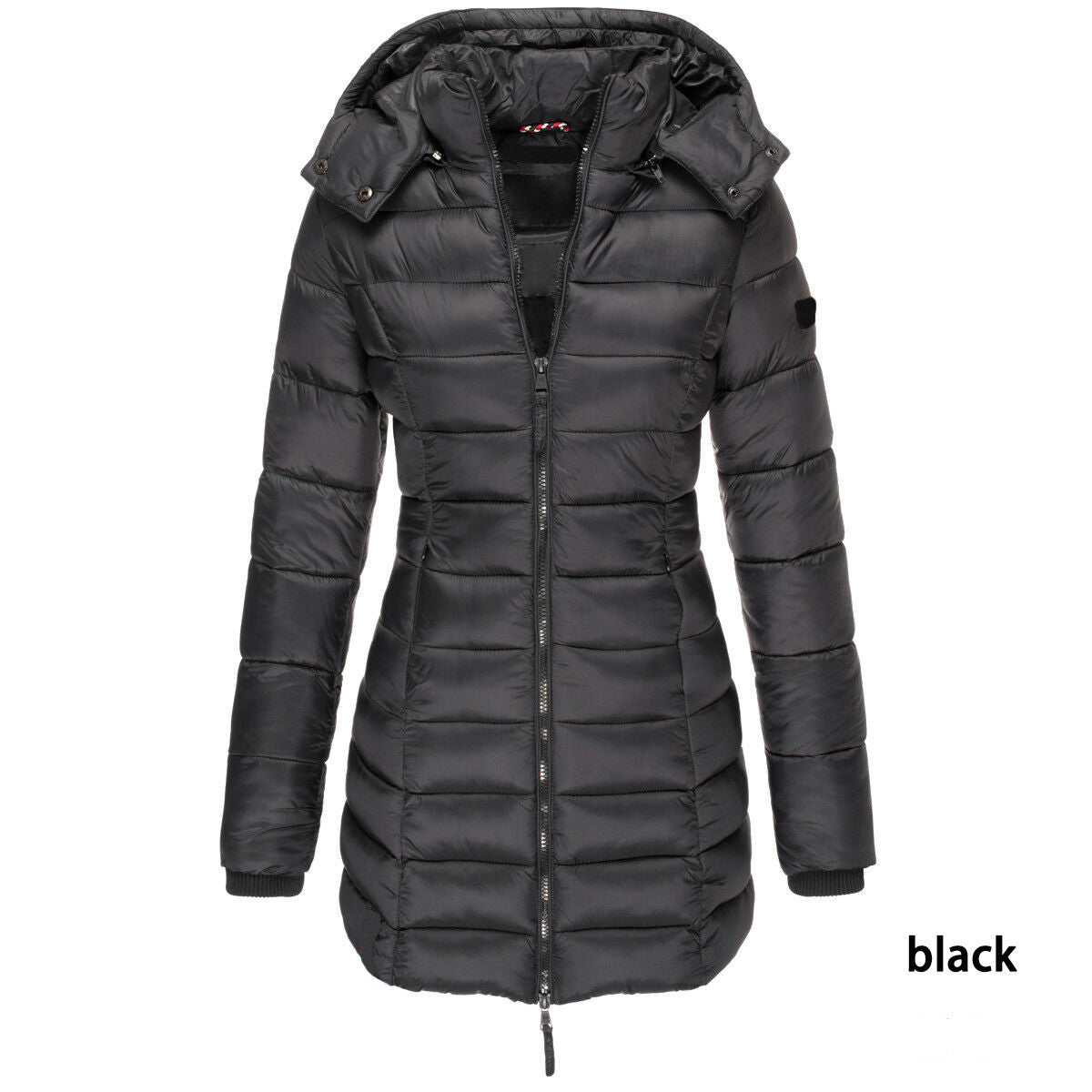 Mid-length Slim-fit Quilted Jacket LadyShow.Store