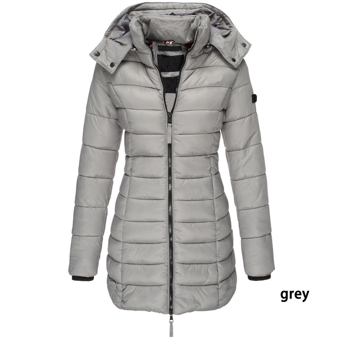 Mid-length Slim-fit Quilted Jacket LadyShow.Store
