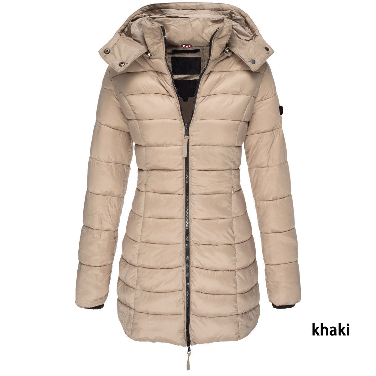 Mid-length Slim-fit Quilted Jacket LadyShow.Store
