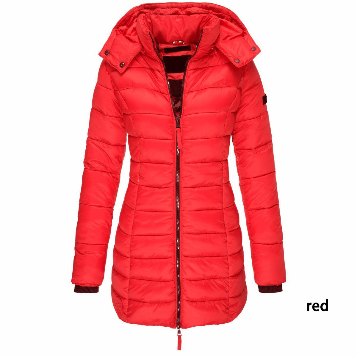 Mid-length Slim-fit Quilted Jacket LadyShow.Store