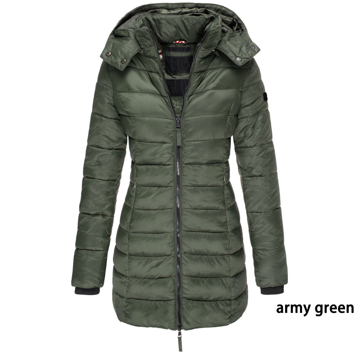 Mid-length Slim-fit Quilted Jacket LadyShow.Store