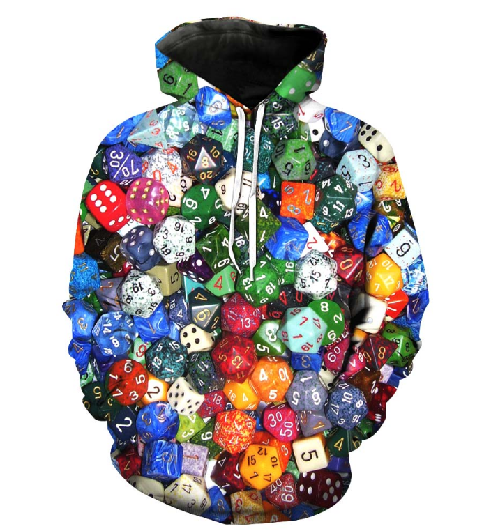 Color: G, Size: L - Explosion models digital printing hooded hood sweater casual loose version men and women couple models sweater