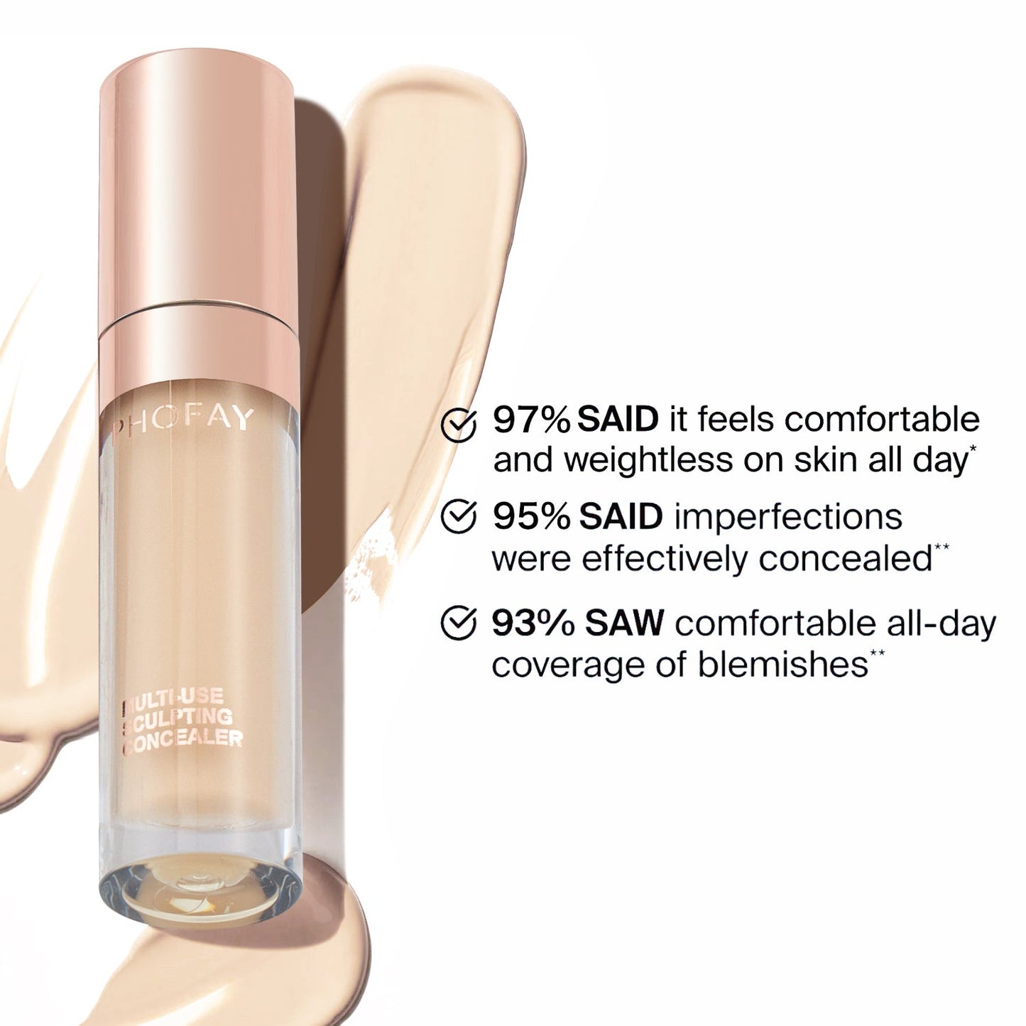 PHOFAY Super Coverage Concealer LadyShow.Store