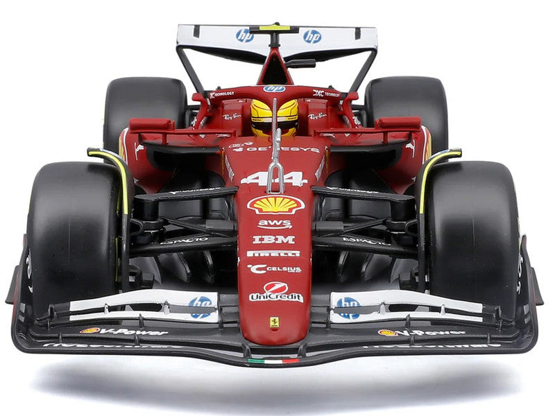Ferrari SF-25 #44 Lewis Hamilton Formula One F1 World Championship (2025) "Formula Racing" Series 1/18 Diecast Model Car by Bburago Bburago