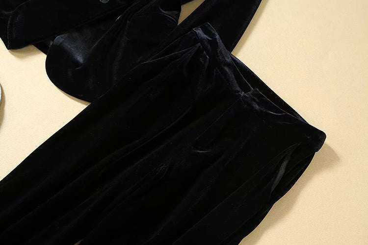 Velvet professional suit high-end women LadyShow.Store