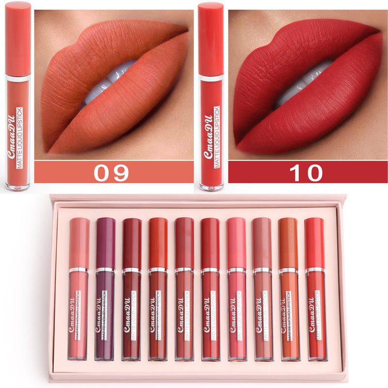 Women's Non-stick Cup Waterproof Matte Lipstick LadyShow.Store