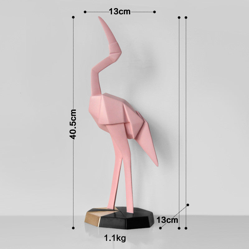 Nordic Creative Flamingo Decoration Resin Crafts CJD