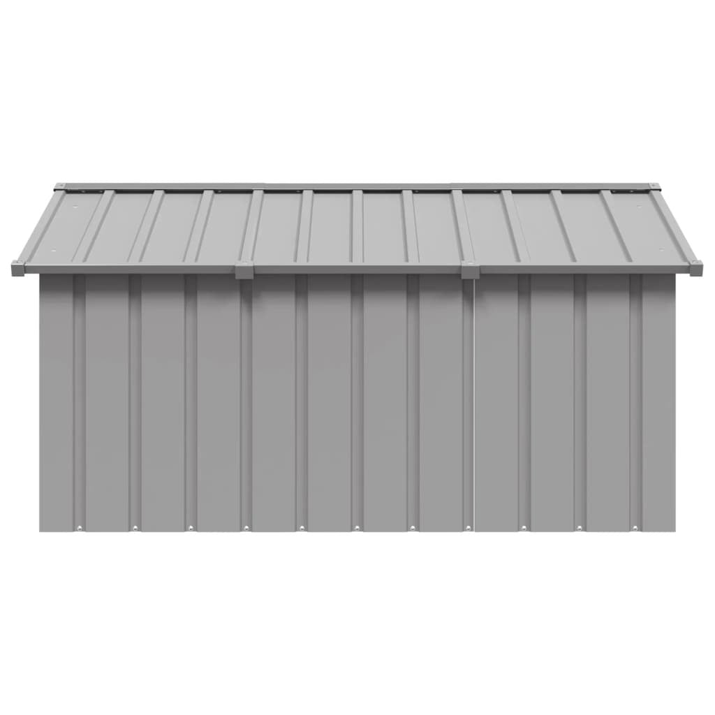 Dog House Gray 45.9"x60.2"x32.1" Galvanized Steel W2B