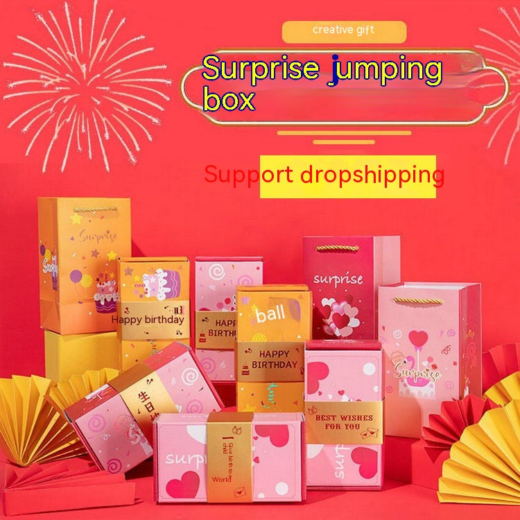 Qixi Valentine's Day Surprise Jump Box Birthday Gift CJD
