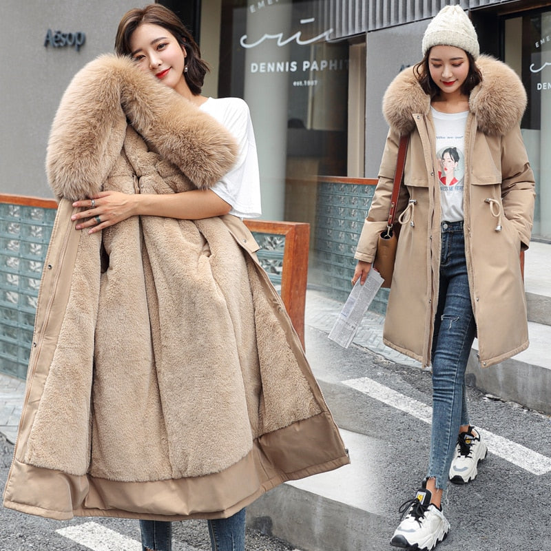 Ladies mid-length down padded jacket Accent Plus