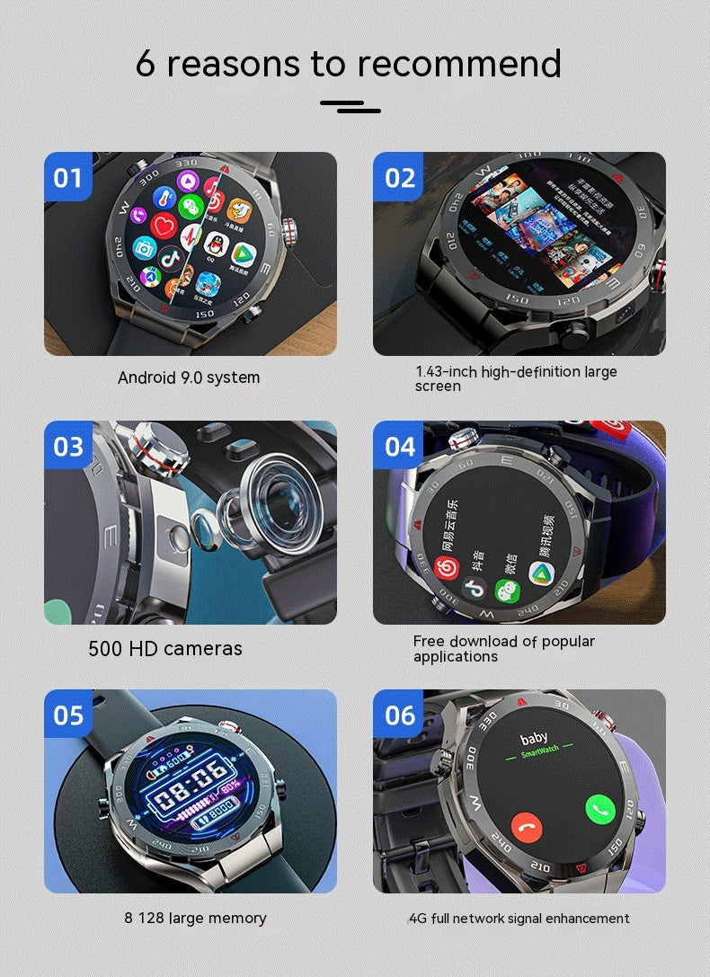 Smart Watch Phone Card Multi-function Sports Best YouTube Store