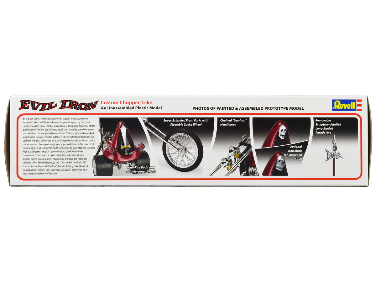 Level 5 Model Kit Evil Iron Custom Chopper Trike 1/8 Scale Model by Revell-3