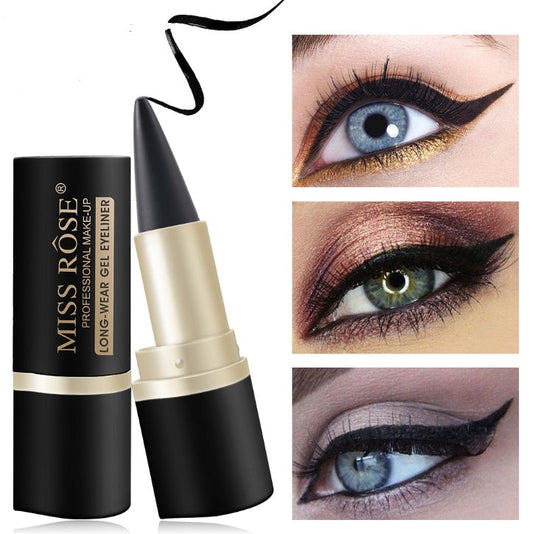 Waterproof Black Eyeliner Liquid Eye Liner Pen Pencil Gel Beauty Makeup Cosmetic Eyelashes Waterproof Eye Liner Makeup Tool LadyShow.Store