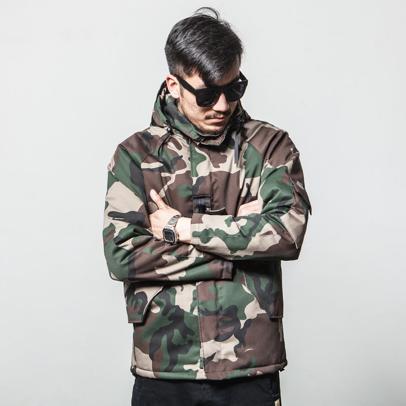 Winter camouflage cotton jacket men LadyShow.Store