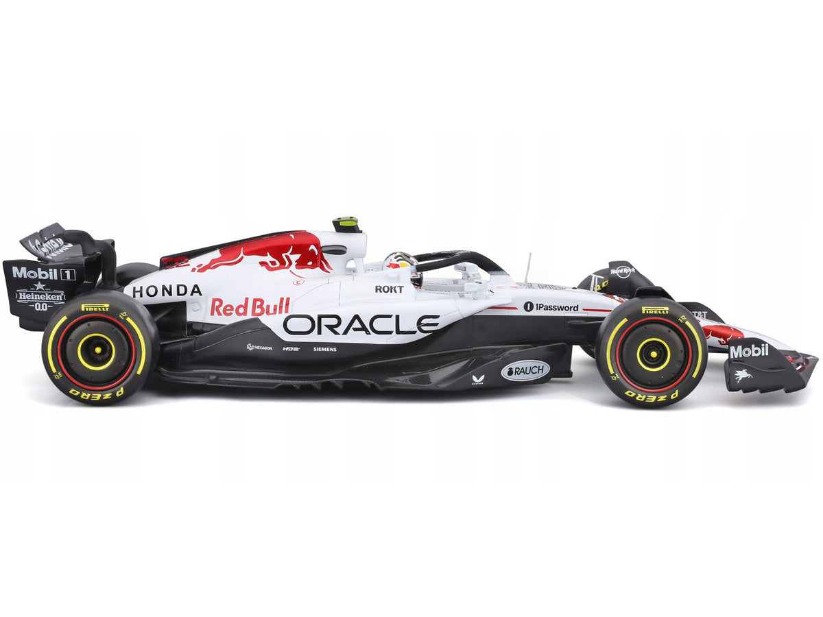 Red Bull Racing RB21 #22 Yuki Tsunoda "Oracle" Formula One F1 "Japanese GP" (2025) "Race" Series 1/18 Diecast Model Car by Bburago Bburago