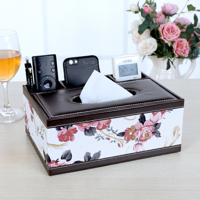 Multifunctional leather tissue box Best YouTube Store