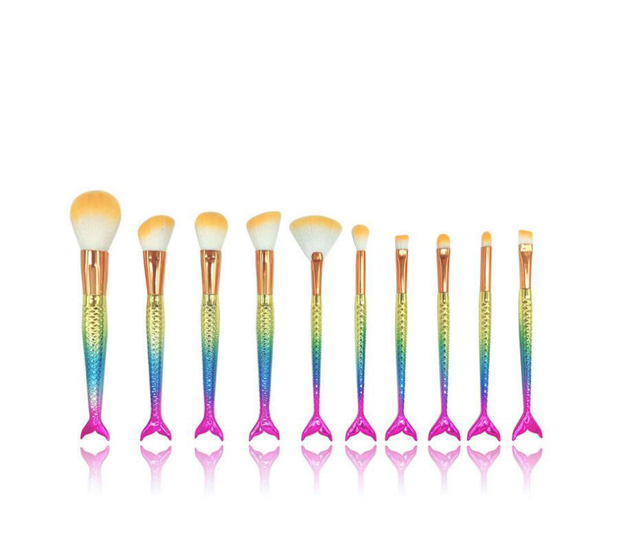 Mermaid Makeup Brushes LadyShow.Store