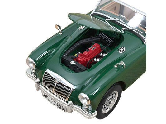1955 MG MGA Cabriolet British Racing Green 1/18 Diecast Model Car by Norev Norev