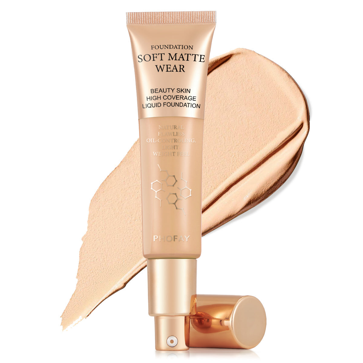 PHOFAY Full Coverage Foundation LadyShow.Store