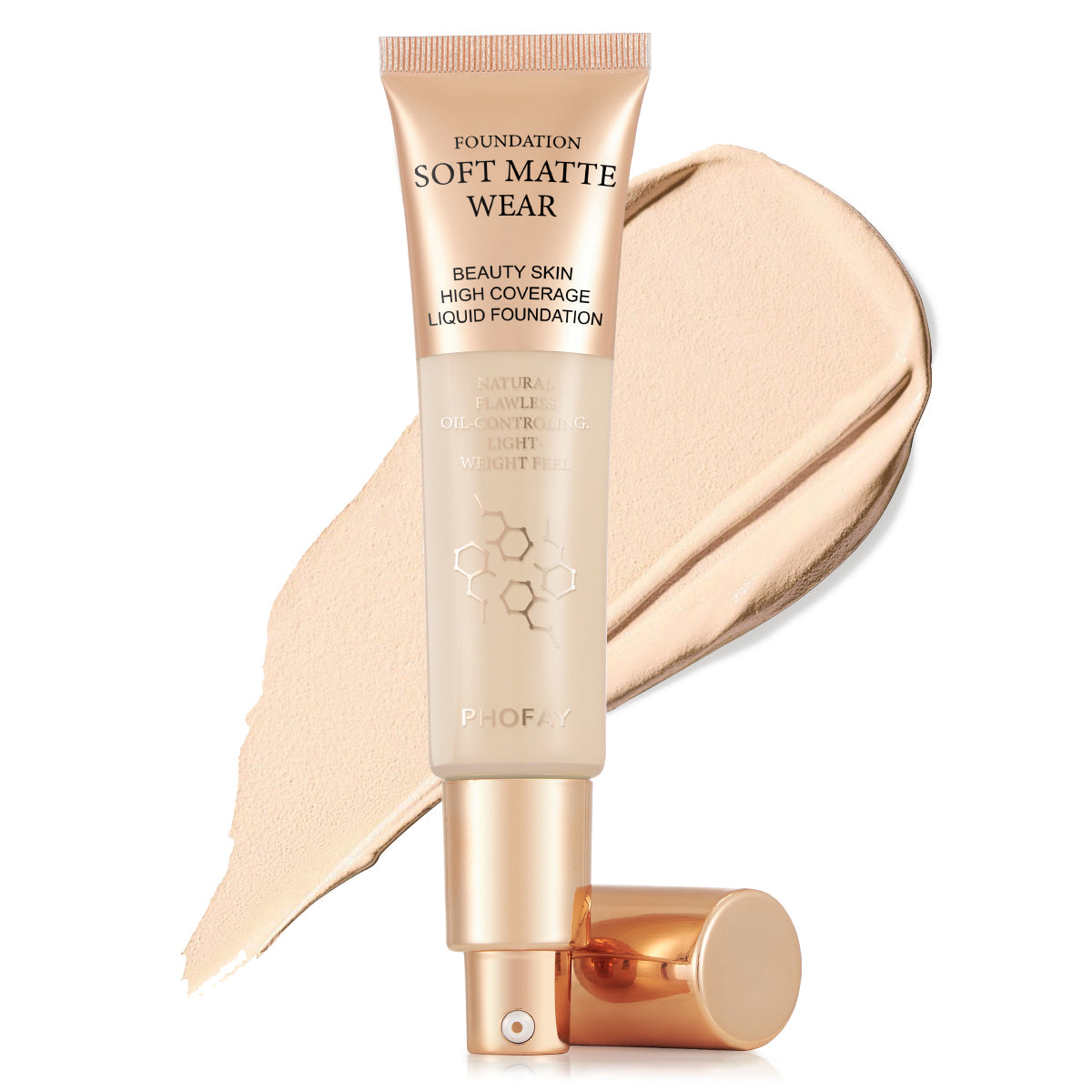 PHOFAY Full Coverage Foundation LadyShow.Store