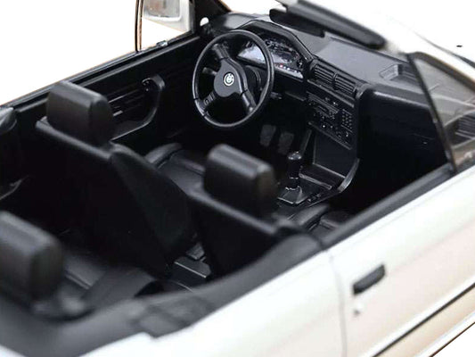 1991 BMW 325i Cabriolet Alpine White 1/18 Diecast Model Car by Norev-1