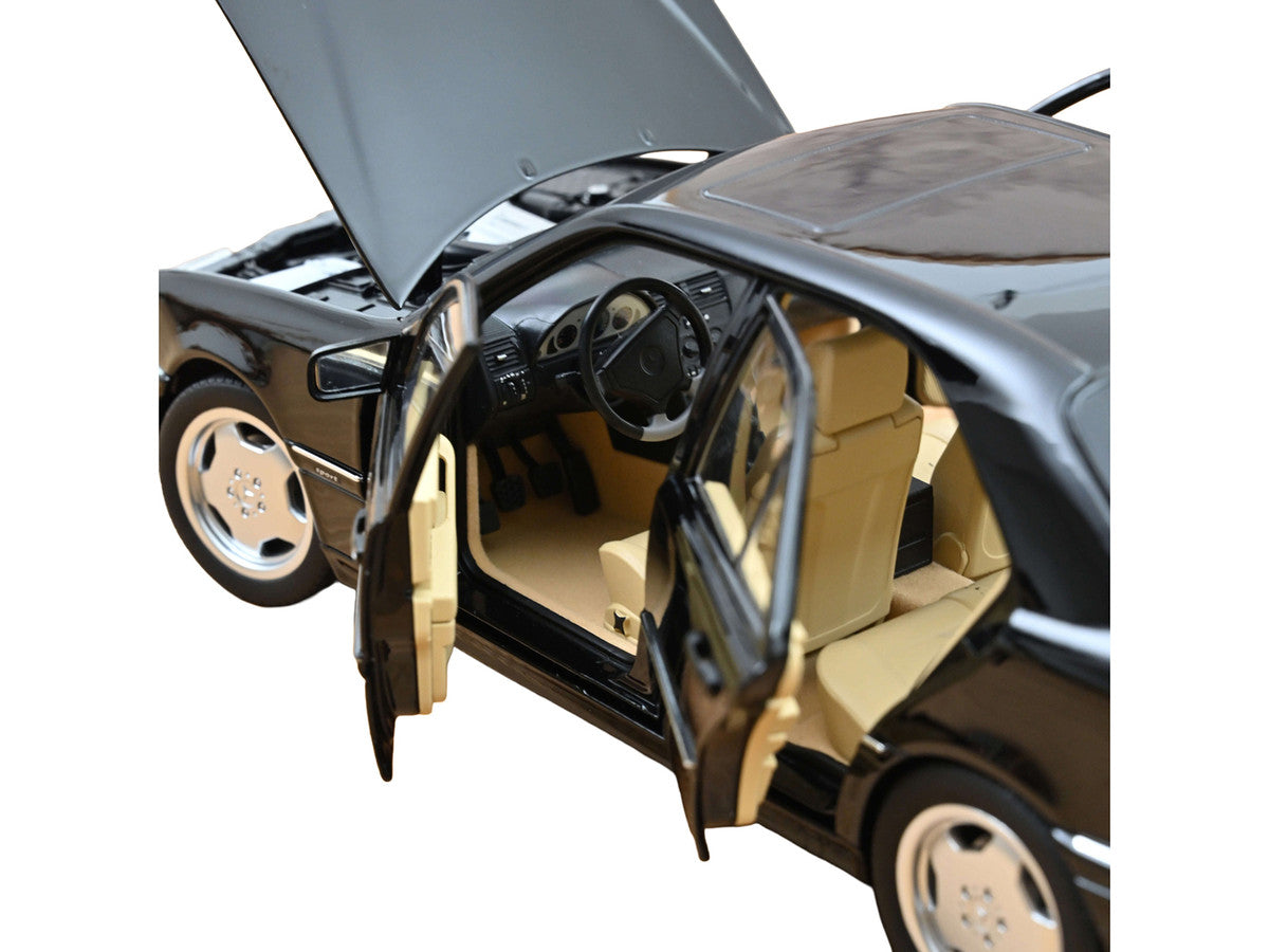 1993 Mercedes-Benz C36 AMG Black Metallic 1/18 Diecast Model Car by Norev-2